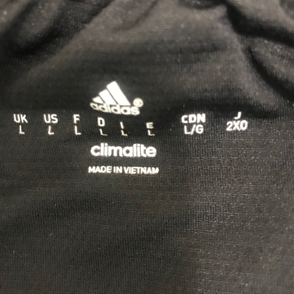 Adidas Climalite Shorts Red and Black - Picture 4 of 4